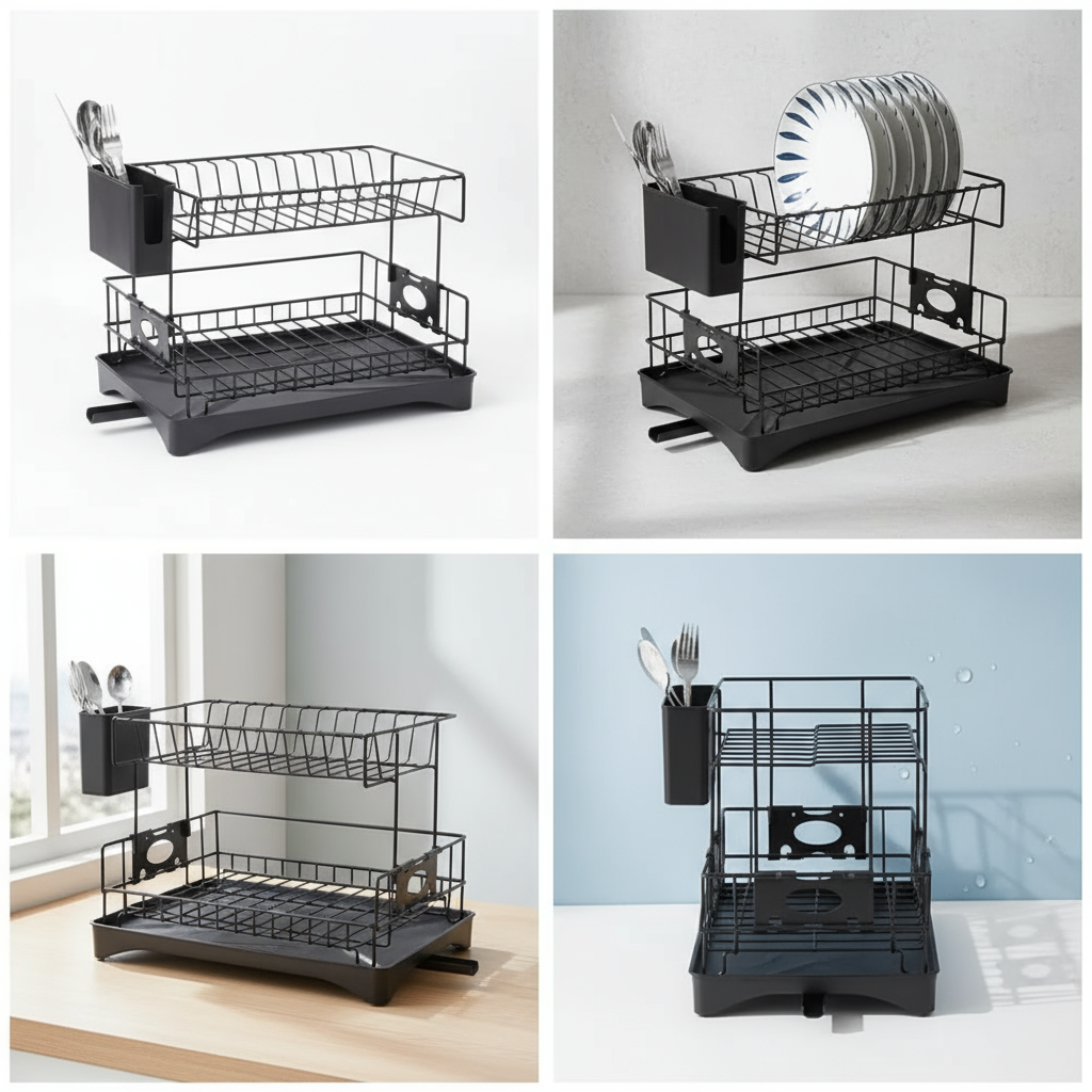 🍽️✨ Escurridor de Platos: Orden y Secado Rápido en tu Cocina 🧼💧