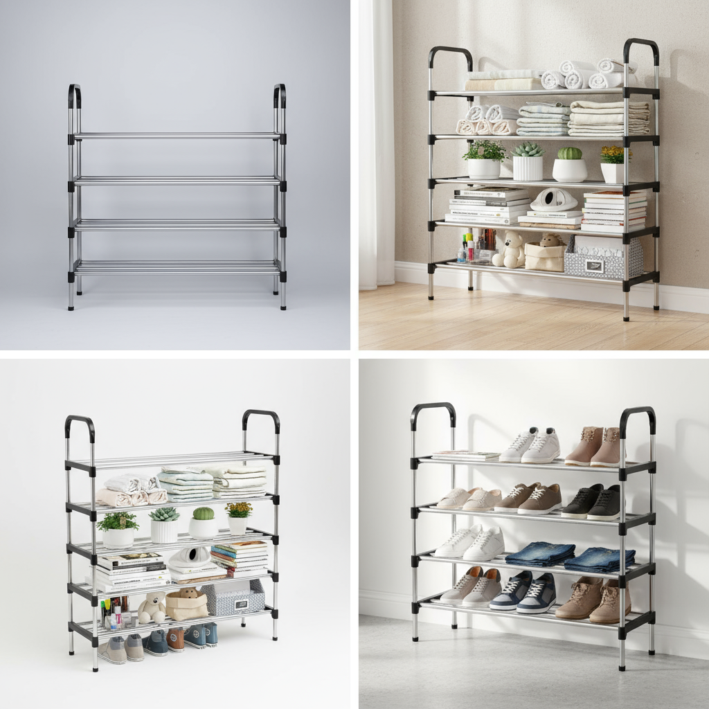 👟✨ Repisa de Zapatos 5 Niveles – Organización y Estilo en tu Hogar 🏠🥿