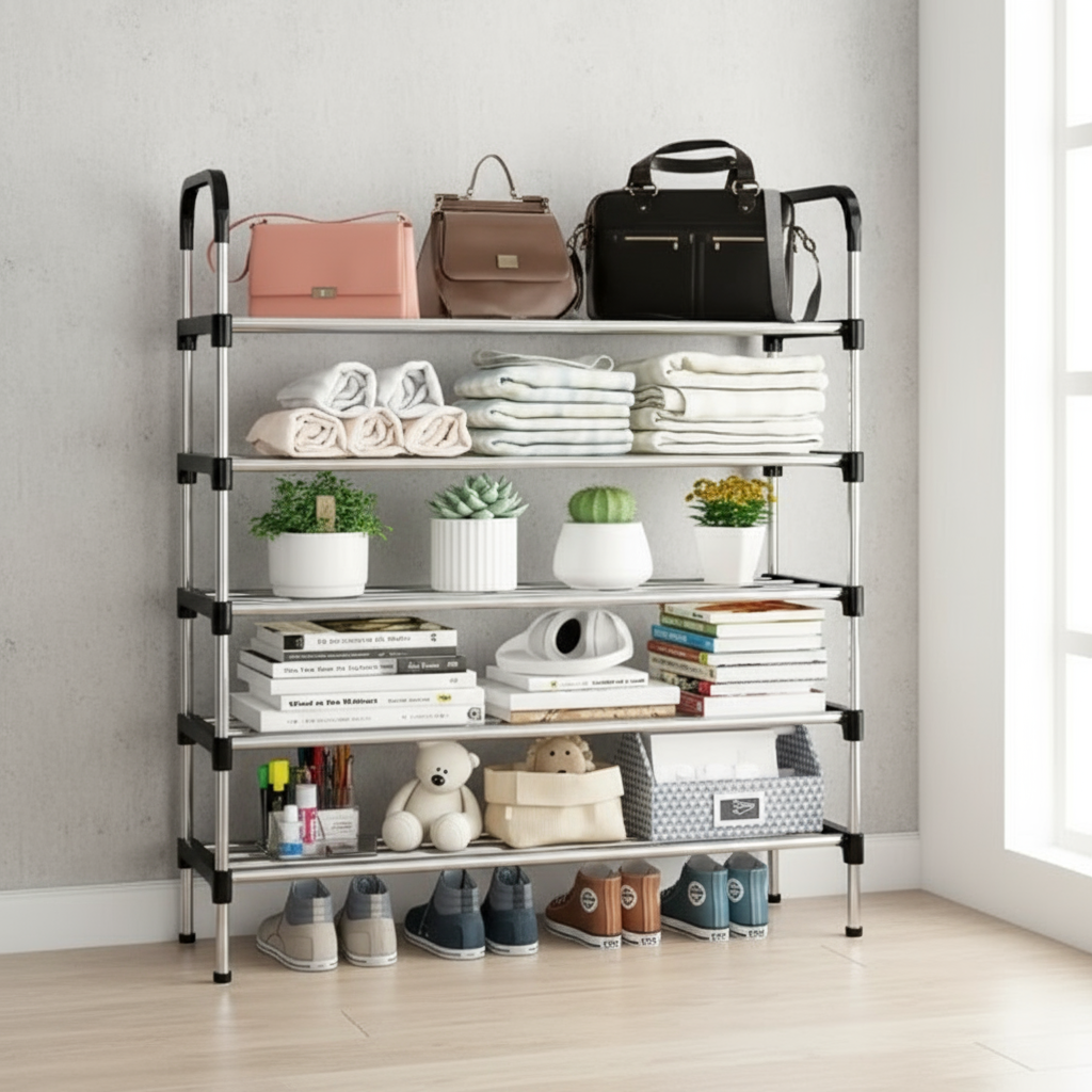 👟✨ Repisa de Zapatos 5 Niveles – Organización y Estilo en tu Hogar 🏠🥿