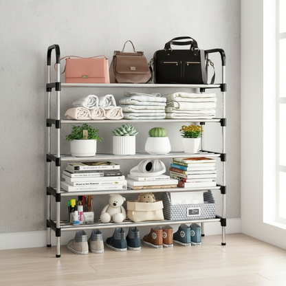 👟✨ Repisa de Zapatos 5 Niveles – Organización y Estilo en tu Hogar 🏠🥿